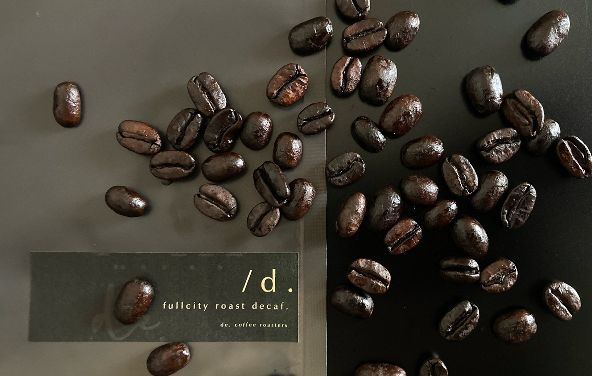 デカフェコーヒー豆×2個GIFTセット《【d.】 fullcity roast｜深煎り》